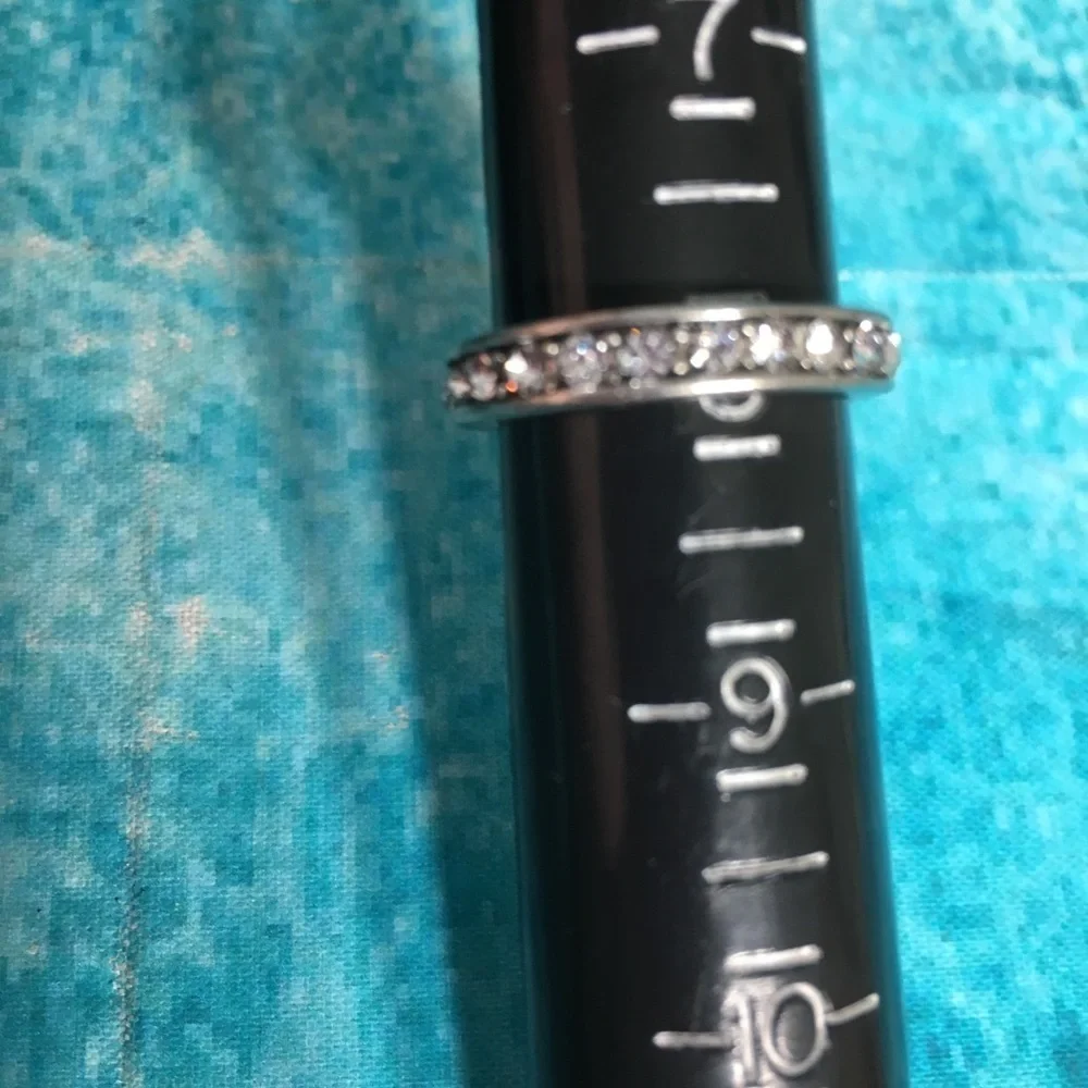 Two Piece Pave’Heart Dangle Ring